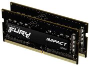 Оперативная память для ноутбука 64Gb (2x32Gb) PC4-25600 3200MHz DDR4 SO-DIMM CL20 Kingston FURY Impact (KF432S20IBK2/64)