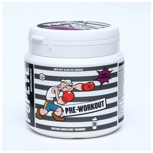 фото Popeye предтренировочный комплекс (250 гр.) апельсин-маракуйя popeye supplements