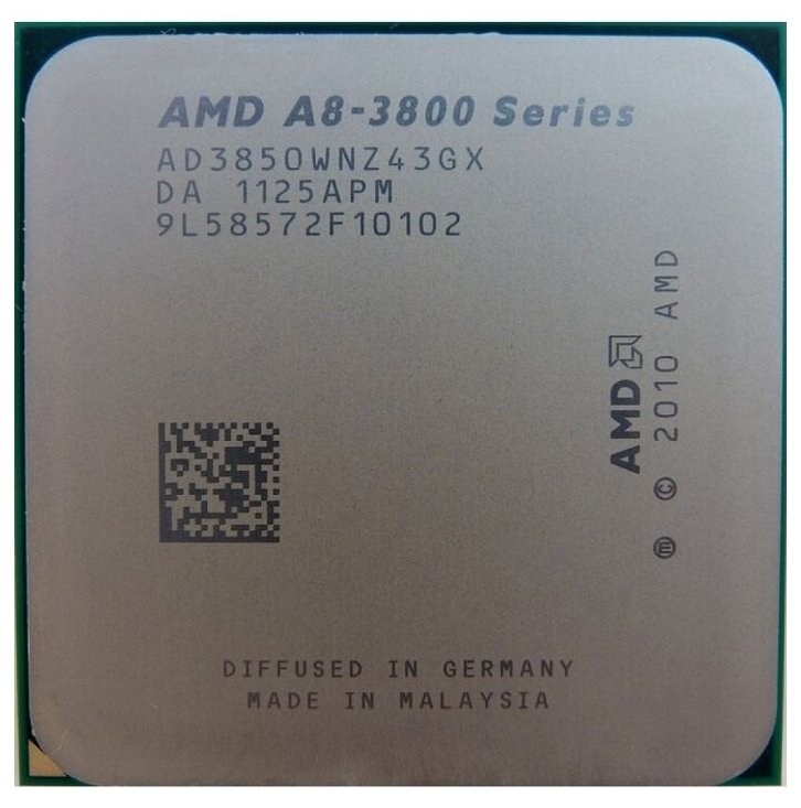 Процессор AMD A8-3850 Llano FM1,  4 x 2900 МГц, OEM