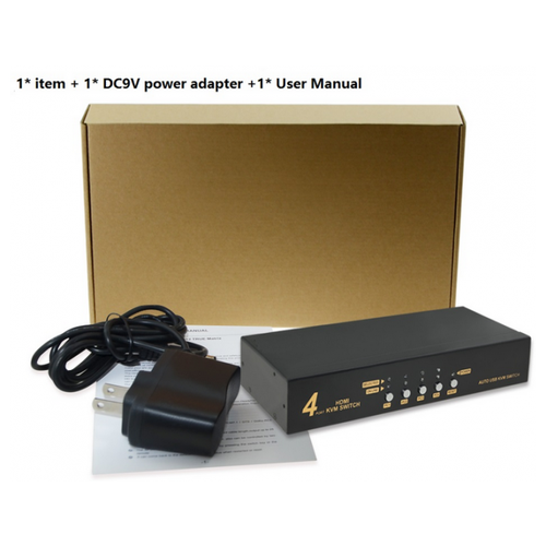 DK304 - 4 USB/HDMI Переключатель KVM Switch