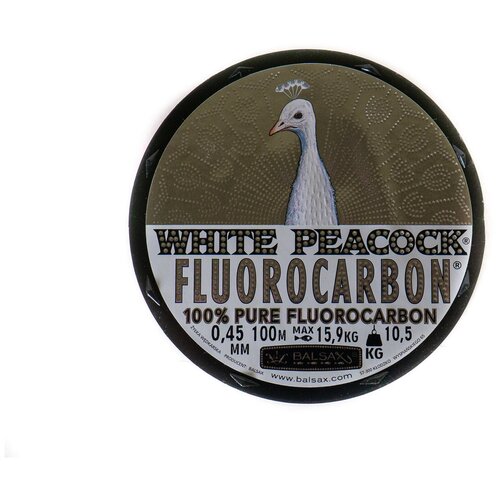 фото Флюорокарбоновая леска balsax white peacock 100м 0,22мм