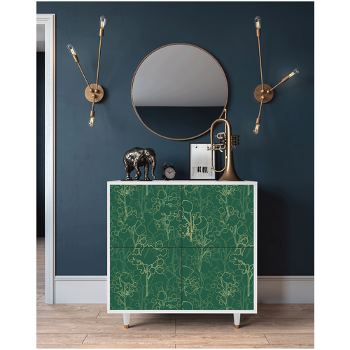 Комод - STORYZ - BS3 Emerald Forest, 94 x 96 x 48 см, Бежевый