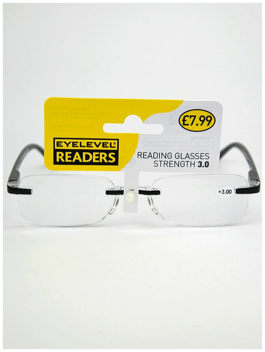 Готовые очки для чтения EYELEVEL VISCOUNT GREY Readers +30