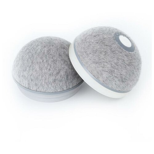 Корпус для интерактивной игрушки для кошек, мячик Cheerble Wicked Ball Серый (искусственная шерсть)