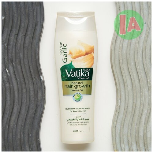 Купить DABUR Индийский шампунь для волос Vatika - Spanish Garlic - 200 ml