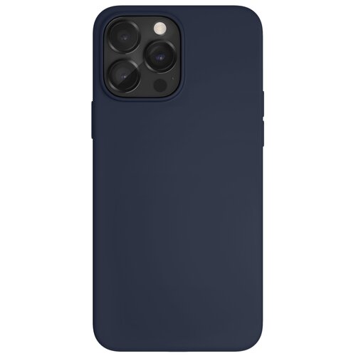 Чехол vlp Silicone Case для Apple iPhone 14 Pro Max Magsafe, dark blue чехол защитный vlp silicone case magsafe для iphone 14 pro max dark blue