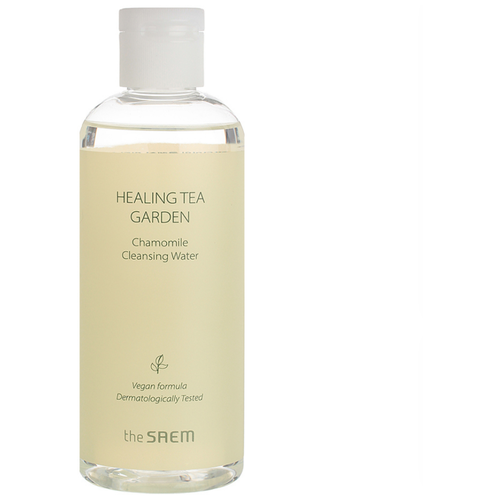 The SAEM VEGAN Средство для снятия макияжа Healing Tea Garden Chamomile Cleansing Water 300мл the saem очищающая вода для чувствительной кожи с экстрактом ромашки healing tea garden chamomile cleansing water 300мл