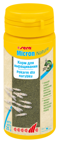 Корм для мальков Sera Micron Nature, 50 мл, 25 гр
