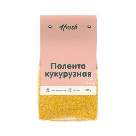 Полента кукурузная 4fresh food, 300 г - фотография № 2