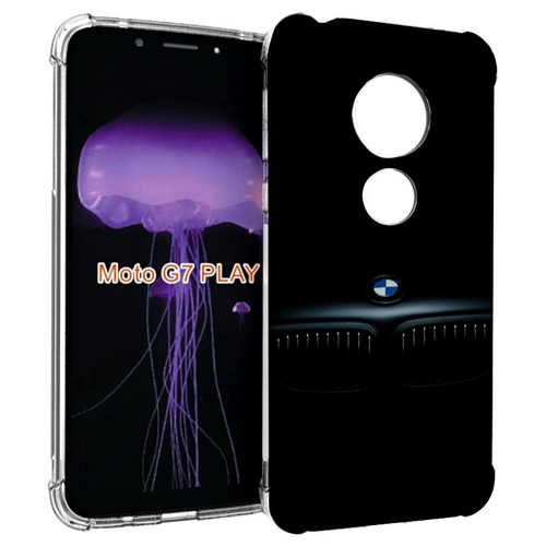 Чехол MyPads бмв bmw 2 мужской для Motorola Moto G7 Play задняя-панель-накладка-бампер