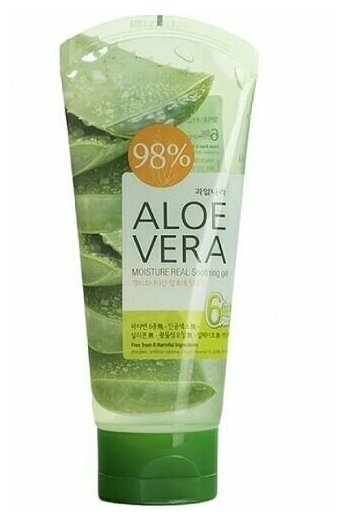 Гель универсальный c Алоэ вера Welcos Aloe Vera Moisture Real Soothing Gel, 150 г