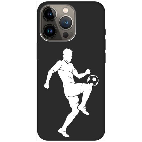 Силиконовый чехол на Apple iPhone 14 Pro Max / Эпл Айфон 14 Про Макс с рисунком Football W Soft Touch черный силиконовый чехол на apple iphone 14 эпл айфон 14 с рисунком football w soft touch черный