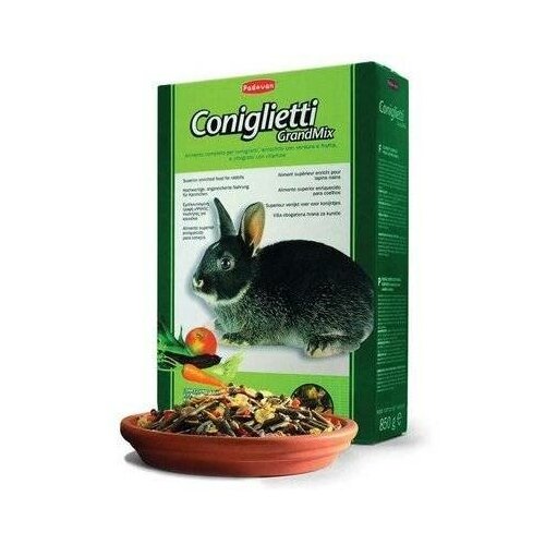 Padovan Корм для крольчат (Grandmix Junior Coniglietti) PP00386 | Grandmix Junior Coniglietti 0,85 кг 31103 (2 шт)