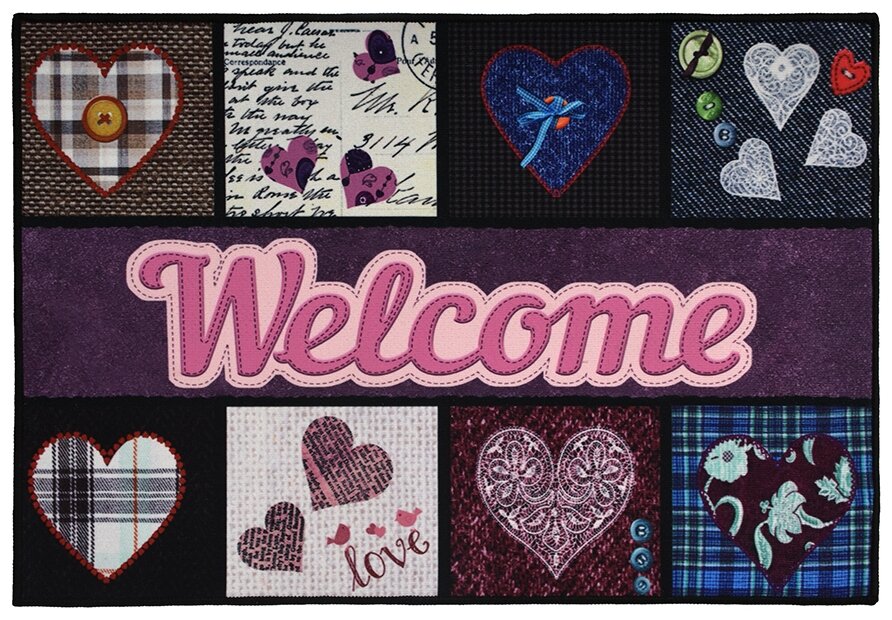 фото Ковер VORTEX Velur Welcome 24237