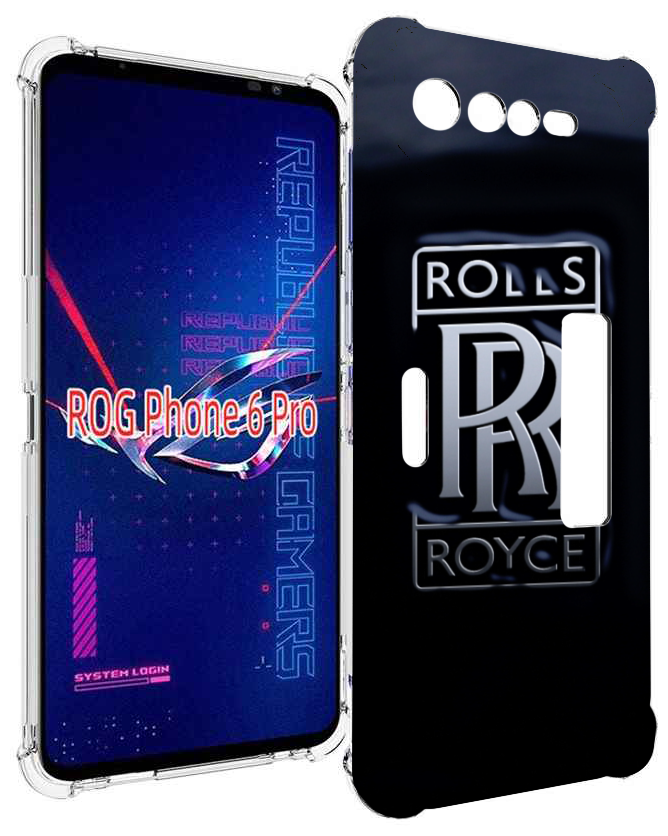 Чехол MyPads Rolls-Royce-ролс-ройс-3 мужской для Asus ROG Phone 6 Pro задняя-панель-накладка-бампер