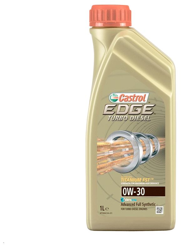 Масло моторное CASTROL EDGE Titanium FST Turbo Diesel 0W-30 1л синт. API SN/CF