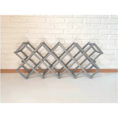 Стойка винная CRAFT_TOOLS на 18 бутылок цв.серый