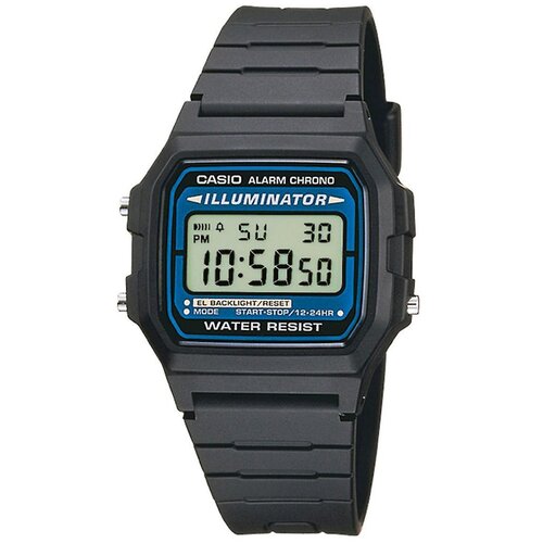 Наручные часы CASIO Collection F-105W-1A, синий, черный часы наручные casio f 105w 1a