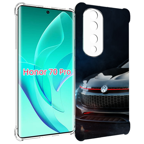 Чехол MyPads volkswagen фольскваген 2 мужской для Honor 70 Pro / 70 Pro Plus задняя-панель-накладка-бампер