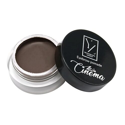 Yllozure помада для бровей и век Cinema  Eyebrow Pomade, 4.5 мл, 02 коричневый