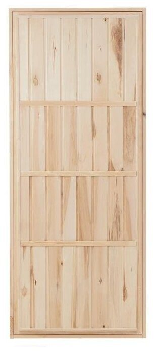 Дверь для бани и сауны "Эконом" липа 190×80см - фотография № 10