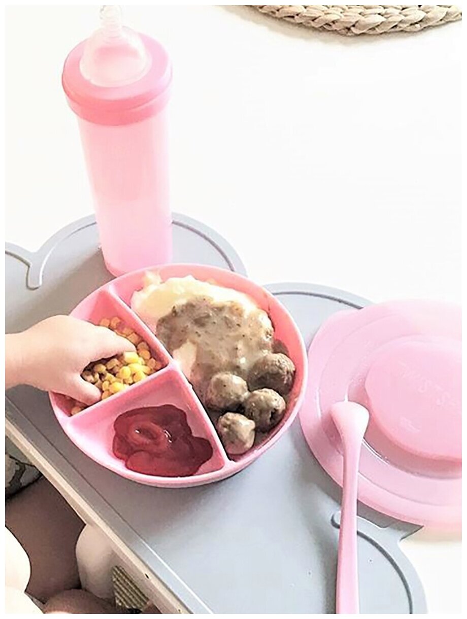 Ложки для кормления Twistshake (Feeding Spoon) в наборе из 2 шт. Пастельный розовый (Pastel Pink). Возраст 4+m. Арт. 78189