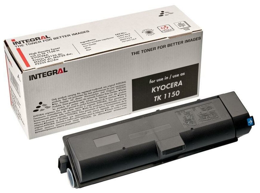 Картридж INTEGRAL TK-1150C (с чипом) для Kyocera M2135dn/M2635dn/M2735dw/P2235dn/P2235dw (3 000 стр.)