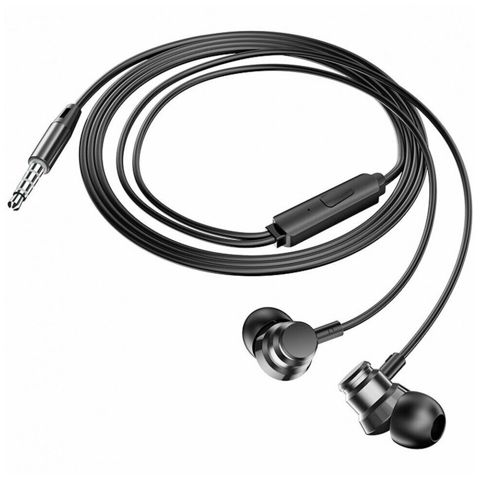 Проводные вакуумные стерео наушники с микрофоном, mini jack 3.5 мм, для телефона