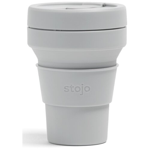 Стакан складной Stojo Pocket Cup, 355 мл, серый
