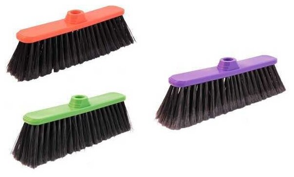 Щетка для уборки IDEA Классик, полипропилен, цвет оранжевый (М5105) — фото 1