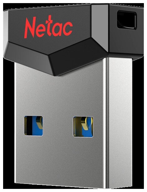 Накопитель USB 20 16GB Netac NT03UM81N-016G-20BK чёрный