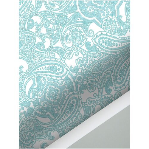 Простыня, 2 спальная, ранфорс, 100% хлопок, VENTURA LIFE, 180x215 см, Персиковый пейсли