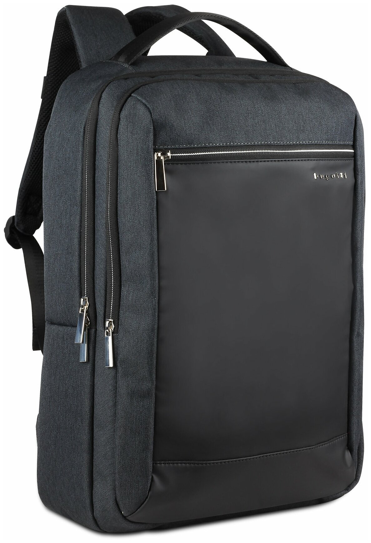 Рюкзак мужской BUGATTI Sera 15', антрацитовый, полиэстер, 32х12х46 см