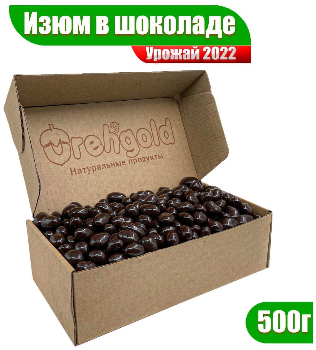 Изюм в шоколадной глазури OrehGold, 500г - фотография № 1