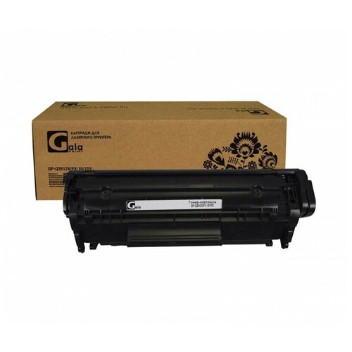 Картридж Q2612X/FX-10/703 (№12X), черный (black), для принтеров HP и Canon, для лазерного принтера, совместимый