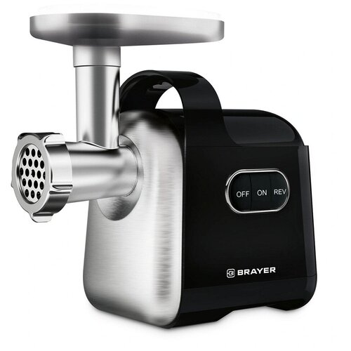 BRAYER 1602BR Мясорубка 2000 Вт реверс насадки кеббе колбасы овощей отсек для хранен 2 диска 827000₽