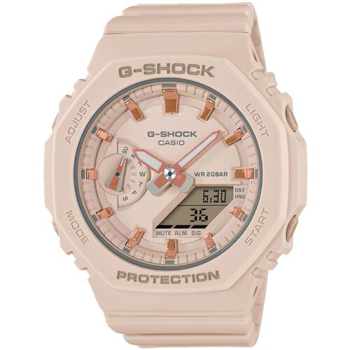 Наручные часы CASIO G-Shock GMA-S2100-4A, бежевый, серебряный