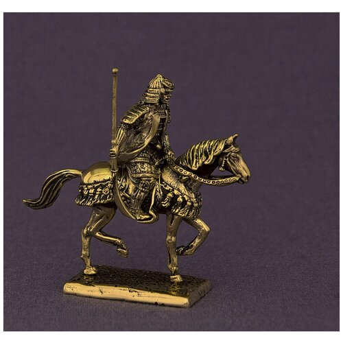 Фигурка Японский воин на коне, 17 век, бронза