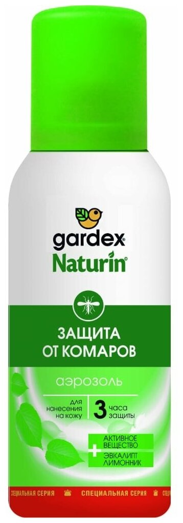 Спрей от комаров Gardex Naturin - фото №1