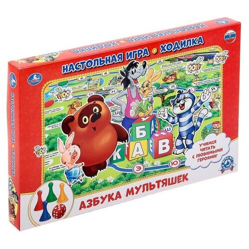 Настольная игра «Азбука Мультяшек»