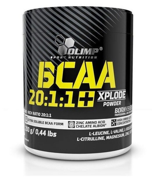 Olimp Sport Nutrition BCAA 20:1:1 Xplode Powder (200 гр) - Грейпфрут