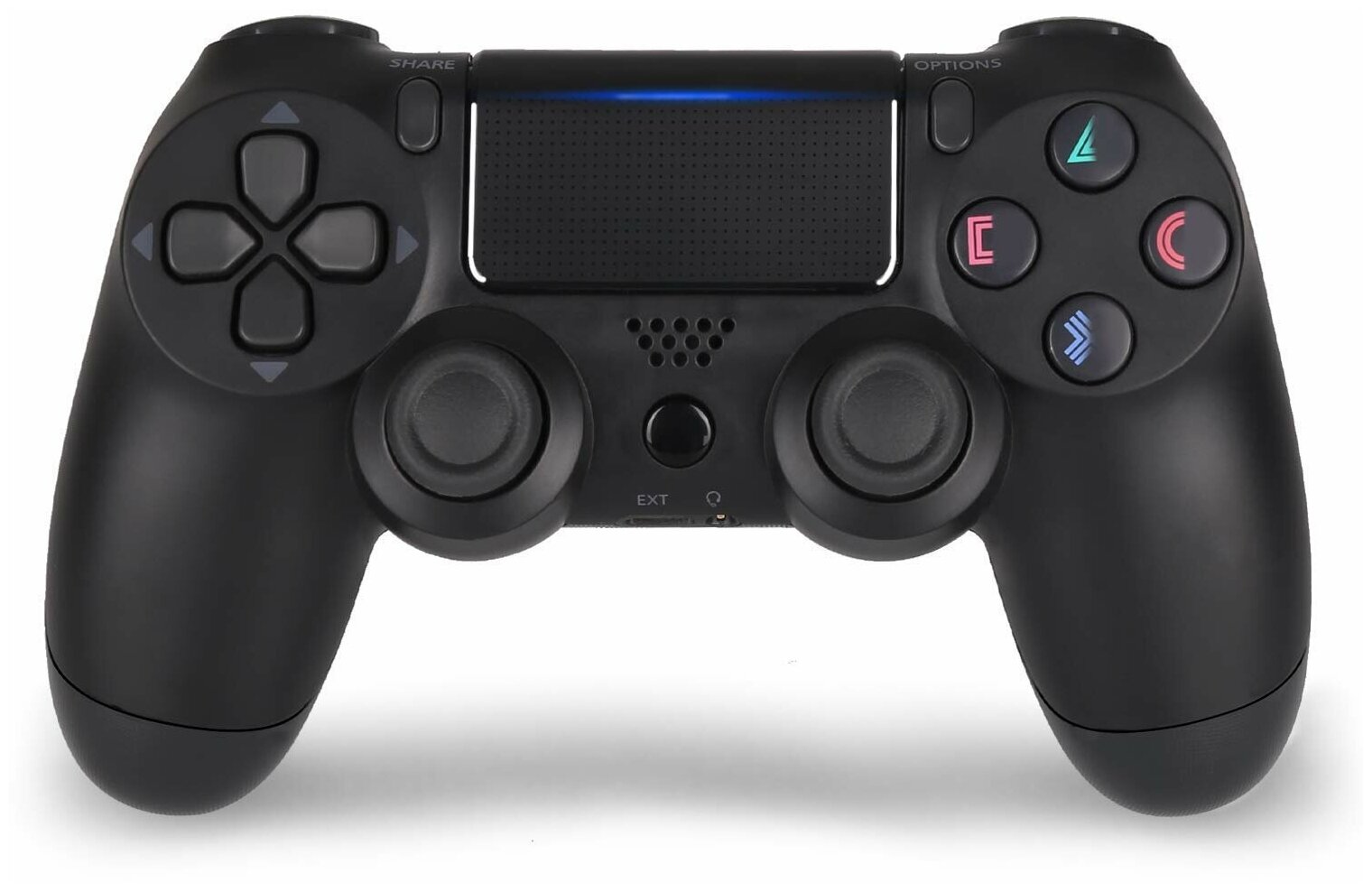 Беспроводной геймпад джойстик для PS4 черный совместим с PlayStation 4 115000₽