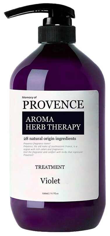 Memory of PROVENCE Кондиционер Aroma herb therapy Violet  для всех типов волос, 500 мл