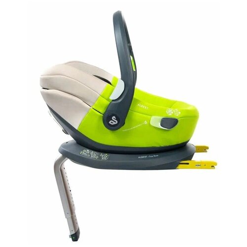 Автокресло группа 0+ (до 13 кг) Swandoo Albert i-size + isofix, Lime Green & Coconut White