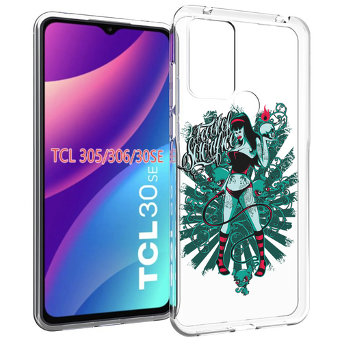 Чехол MyPads нарисованная девушка в татуировках для TCL 30SE / TCL 305 / TCL 306 / TCL 30E задняя-панель-накладка-бампер чехол mypads нарисованная девушка в татуировках для tcl 30se tcl 305 tcl 306 tcl 30e задняя панель накладка бампер