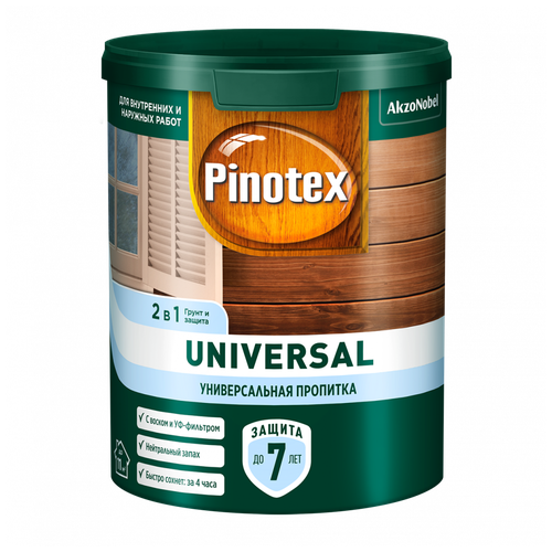 Пропитка для дерева Pinotex Universal, 9л, береза