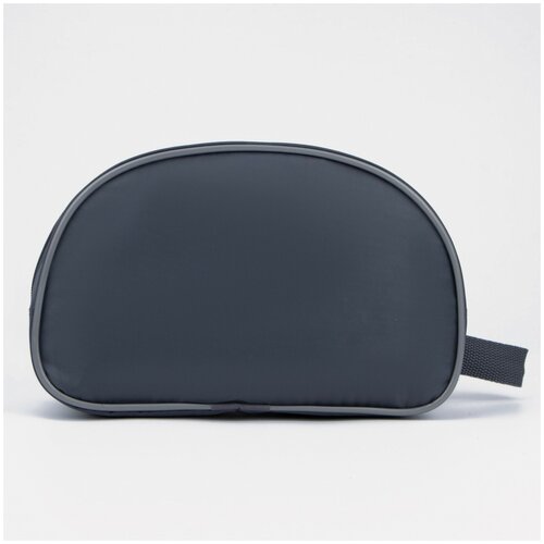 фото 7519/д косметичка 2х секционная, 24*10*16, 2 отд на молниях, серый 4253506 зфтс