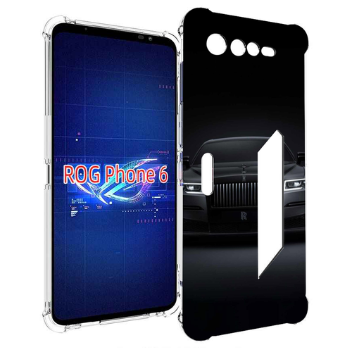 Чехол MyPads Rolls Royce ролс ройс 2 для Asus ROG Phone 6 задняя-панель-накладка-бампер