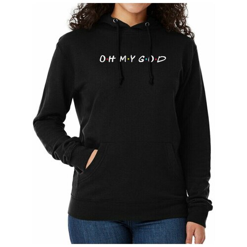 Толстовка DreamShirts Сериал Друзья - Oh My God Женская Черная 46