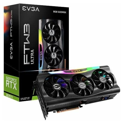 Видеокарта EVGA GeForce RTX 3070 Ti FTW3 ULTRA GAMING 08G-P5-3797-KH Retail 6800000₽